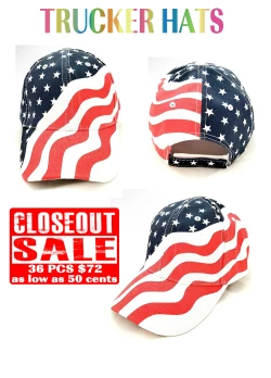 Trucker Hats 36 Pcs - Closeout